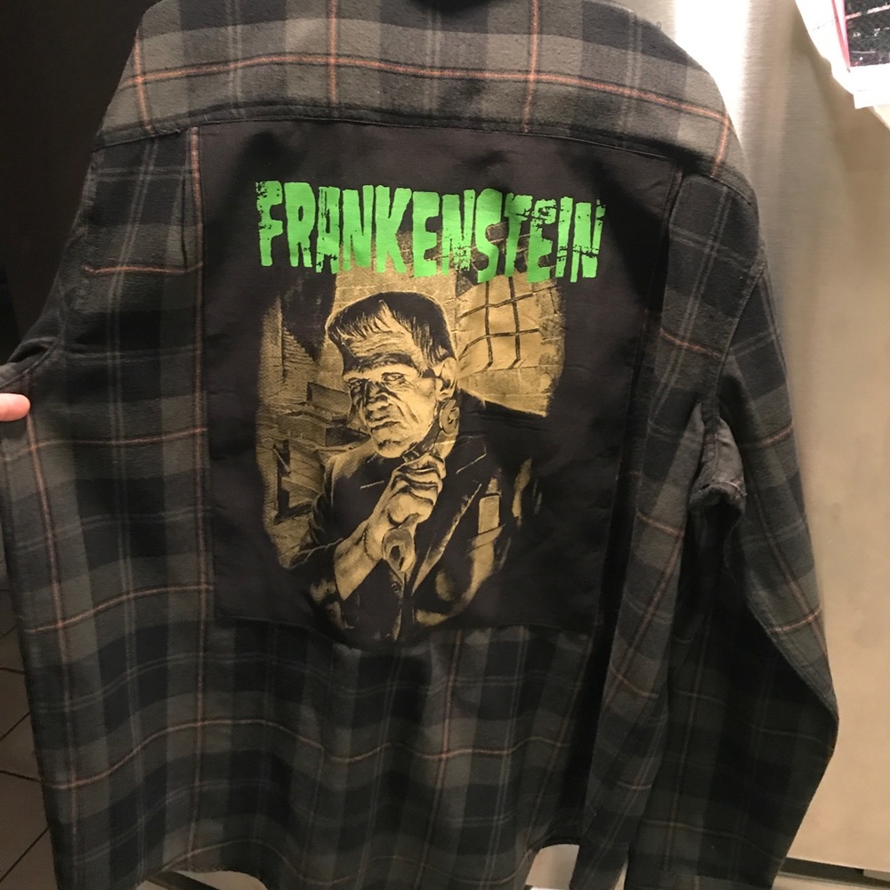 XL Frankenstein flannel